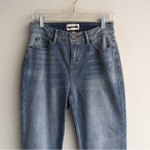 Roots straight leg high rise jeans